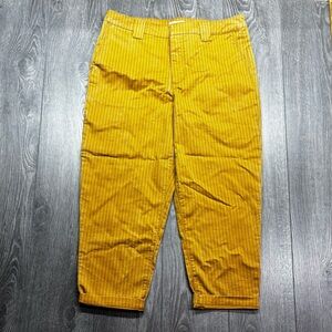 Urban Outfitters Mustard Striped Chinos Baggy Pants 36